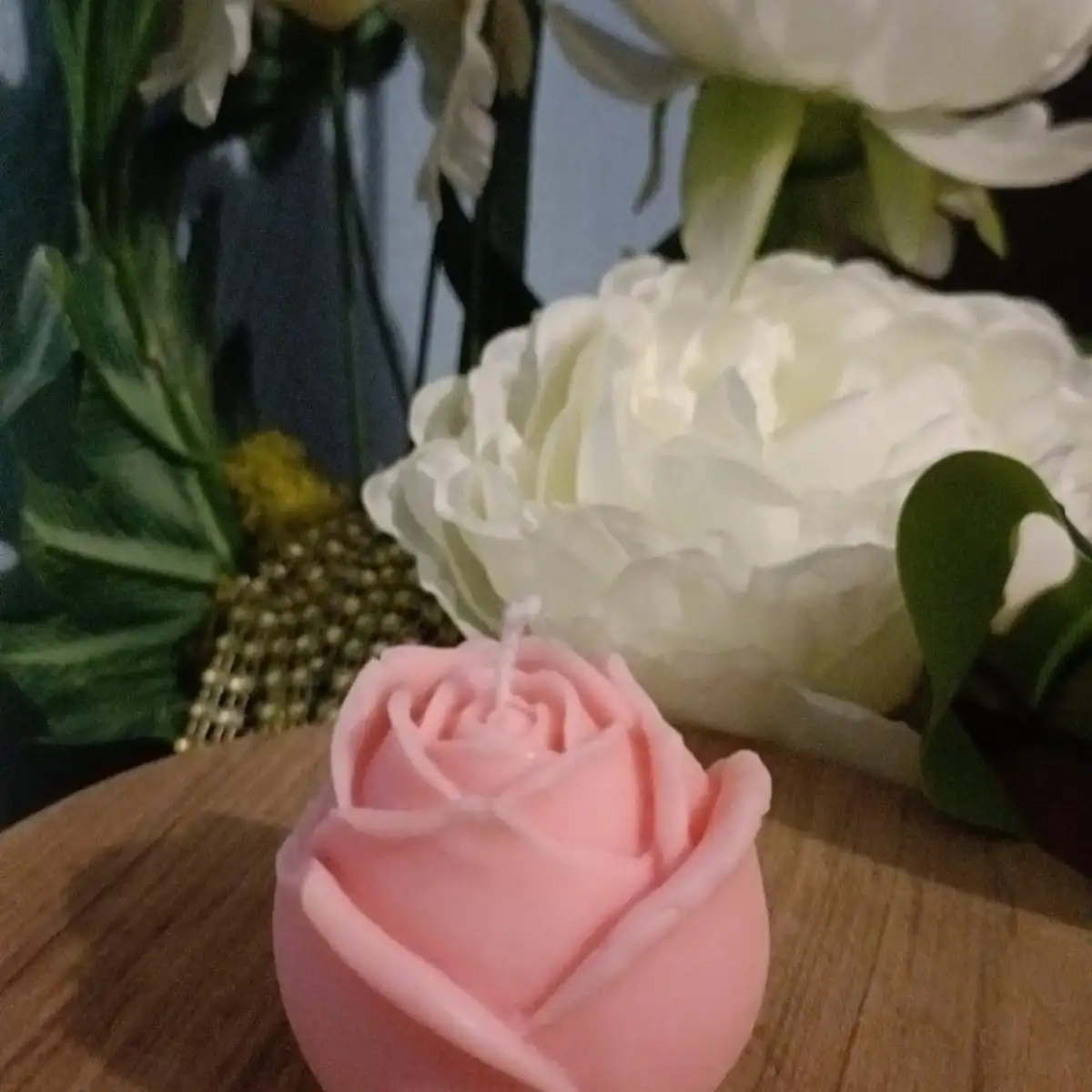 Bougie au parfum floral